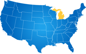 service area map of michigan
